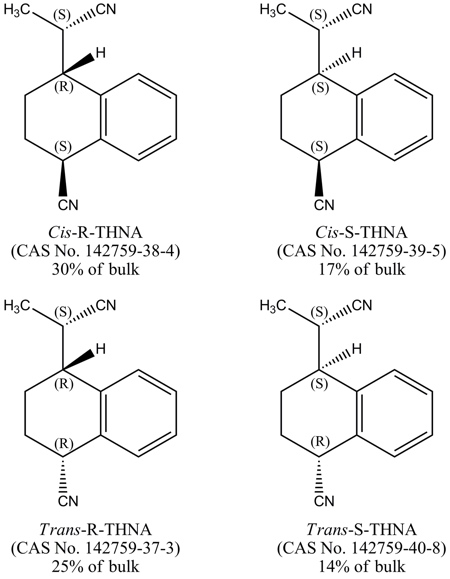THNA form consists of four stereoisomers