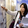 Dr. Chang presenting a poster