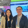 Xiaoqing Chang and Hao Zhu at SOT 2023 ICE demo