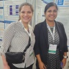 Bridgett Hill and Aswani Unnikrishnan presenting posters at 2025 World Congress