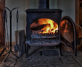 Image of wood burning stove