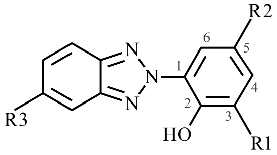 Figure&nbsp;1. General Structure of Phenolic Benzotriazoles