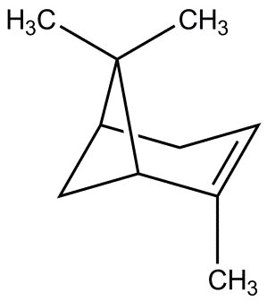 Figure 1. α-Pinene (CASRN 80-56-8; Chemical Formula: C10H16; Molecular Weight: 136.24 g/mol)